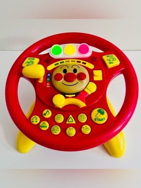 Anpanman Driving Simulator Steering Wheel Toy - Anpanman Go! Go!